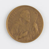 Medalha Religiosa de Santo em Relevo Modelo I