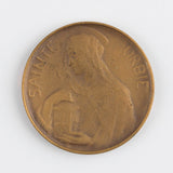Medalha Religiosa de Santa em Relevo Modelo II